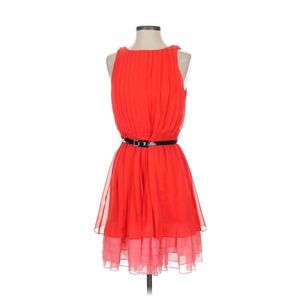 Jessica Simpson Coral Pleated Dress